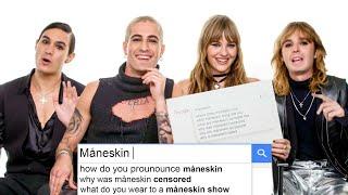 Måneskin Answer the Webs Most Searched Questions  WIRED