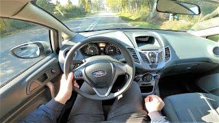 Ford Fiesta mk7 1.25 82HP 2009 POV Test Drive & Acceleration 0-100  4K #156