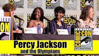 Percy Jackson and the Olympians  Comic Con 2024 Full Panel Walker Scobell Aryan Simhadri