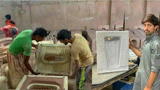 How Toilet Commode and Seat Are Made in Factory  Ceramic Toilet Seat & Commode   Manufacturing