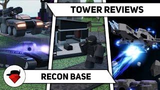 REWORKED Recon Base  Tower Reviews  Tower Blitz ROBLOX