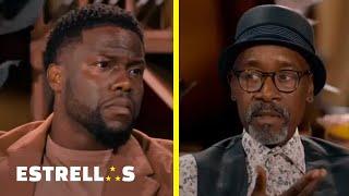 La reacción de Kevin Hart a la edad de Don Cheadle 