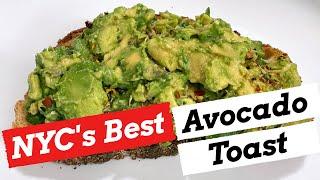 NYCs Best Avocado Toast-Easy Recipe