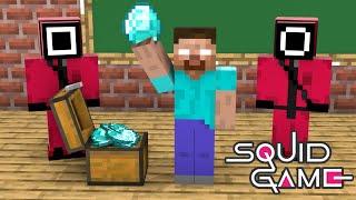 Monster School  SQUID GAME vs MONSTER SCHOOL - Minecraft Animation