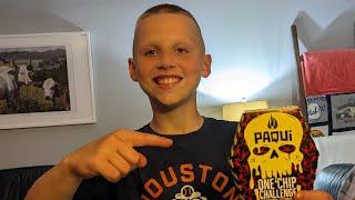 10 year old kid couldnt handle the Paqui One Chip Challenge 