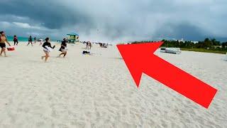 Scary STORM Moments At The Beach Caught On Camera