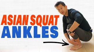 Asian Squat Tutorial Ankle Mobility