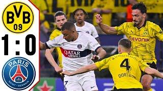 PSG vs Dortmund 0-1 HIGHLIGHTS  UEFA Champions League 2024