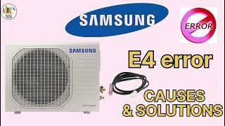 Quick Tips to Resolve Samsung Inverter AC E4 Error Code DIY Solutions  Samsung AC Error Code e4 