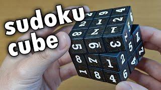 they put SUDOKU on a RUBIKS CUBE...