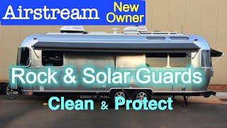 Airstream Rock & Solar Guards - Clean & Protect