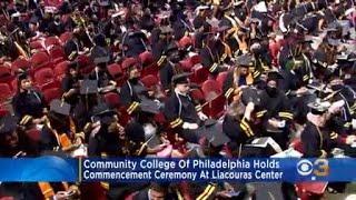 Community College Of Philadelphia Holds Commencement Ceremony At Liacouras Center