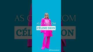 CÉLINE DION FASHION E AS CORES EM FRANCÊS #shortsfeed