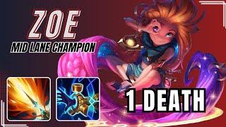 WILD RIFT - ZOE MID RANKED GAMEPLAY  ROAD TO PLAT 