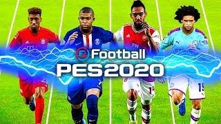 PES 2020 NİN EN HIZLI FUTBOLCUSU KİM ? HIZ TESTİ