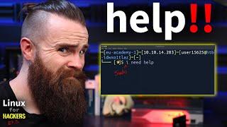 HELP for when you suck at Linux  Linux for Hackers  EP3