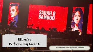 Kilometro - Sarah G. & Bamboo - live in Sydney Australia 9 Aug 2024