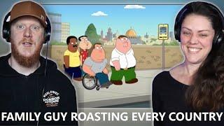 Family Guy Roasting Different Countries REACTION  OB DAVE REACTS