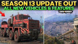 Season 13 Update Out All Trucks Features and Huge Region in SnowRunner Everything You Need to Know