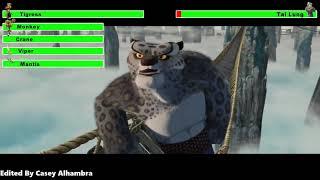 Furious Five vs. Tai Lung with healthbars Birthday Special