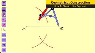 How to bisect a line segment