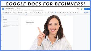 BEGINNERS GUIDE HOW TO USE GOOGLE DOCS Learning the basics of Google Docs