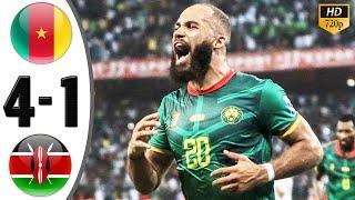 Cameroon vs Kenya 4-1 Highlights & All Goals 2024 HD