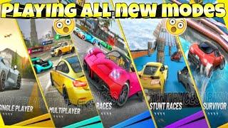 Playing all new modes Extreme car driving simulator new update 