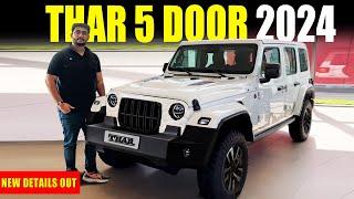 Thar 5 Door 2024 - Panoramic Sunroof New Interiors New Engines & More  All Details