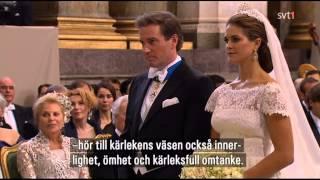 Princess Madeleine bröllop - wedding - pulmatseremoonia  kokkuvõte 