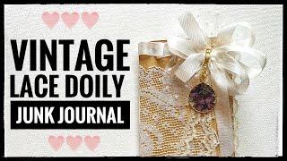 Vintage Lace Doily - Junk Journal