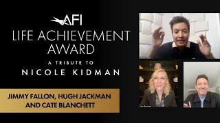 Cate Blanchett Hugh Jackman and Jimmy Fallon Video Call Nicole Kidman