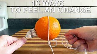 10 روش برای پوست کندن پرتقال - شما از آشپزی لذت می برید قسمت 143