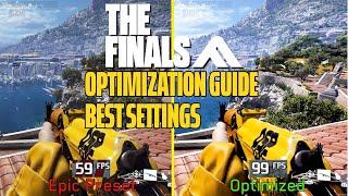 The Finals  OPTIMIZATION GUIDE  Every Setting Tested  Best Settings