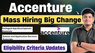 Accenture Mass Hiring Big Change PADA SASA Eligibility Criteria Update Accenture Off Campus Drive