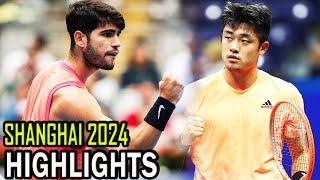 Carlos Alcaraz vs Yibing Wu Round 3 Highlights  Shanghai 2024 Set 1