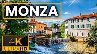 1 Hour in MONZA   Walking Tour - 4K60fps - Best city of Lombardy