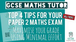 How to Maximise Your GCSE Maths Grade in Minimum Time for Paper 2  Using My Top 4 Tips  TGMT