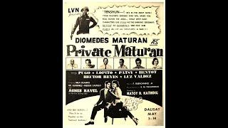 Filipino Comedy Drama Movie  Private Maturan 1959  Diomedes MaturanPugoLopito