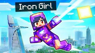 Saving My Friends as IRON GIRL in Minecraft