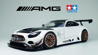 Building Tamiya Mercedes AMG GT3 Model Car Street Version -  Full Build - Step by Step