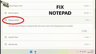 Cara Mengatasi Notepad Tidak Bisa Dibuka di Windows 11