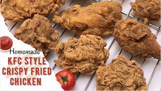 Homemade KFC Style Crispy Fried Chicken  How to make Crispy Juicy Fried Chicken at Home in Tamil