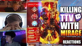 #1 Movement Mirage Killing STREAMERS with The FUNNIEST Reactions... Apex Legends Season 20