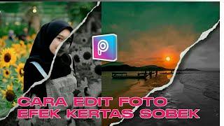 Cara Edit Foto Seperti  Sobekan Kertas  ripped paper