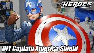 How to Captain America Shield Tutorial - DIY The Falcon and The Winter Soldier