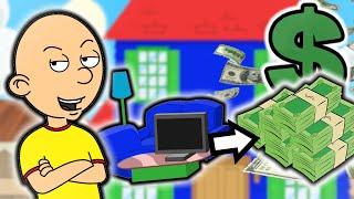 Caillou Sells The House StuffBuy the Nintendo Switch & the LaptopGrounded