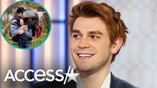 KJ Apa Says Its Love At First Sight As He Kisses Mystery Woman In New Photo