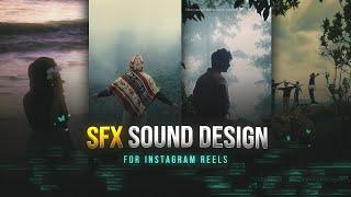 How to add SFX in Cinematic reels  Sfx Sound Design  Capcut video editing