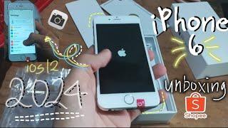 iPhone 6 in mid 2024 iOs 12  Unboxing from Shopee  Camera test  80$ Still worth it?